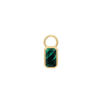 Ania Haie Gold Faceted Green Earring Charm Charm Ania Haie 