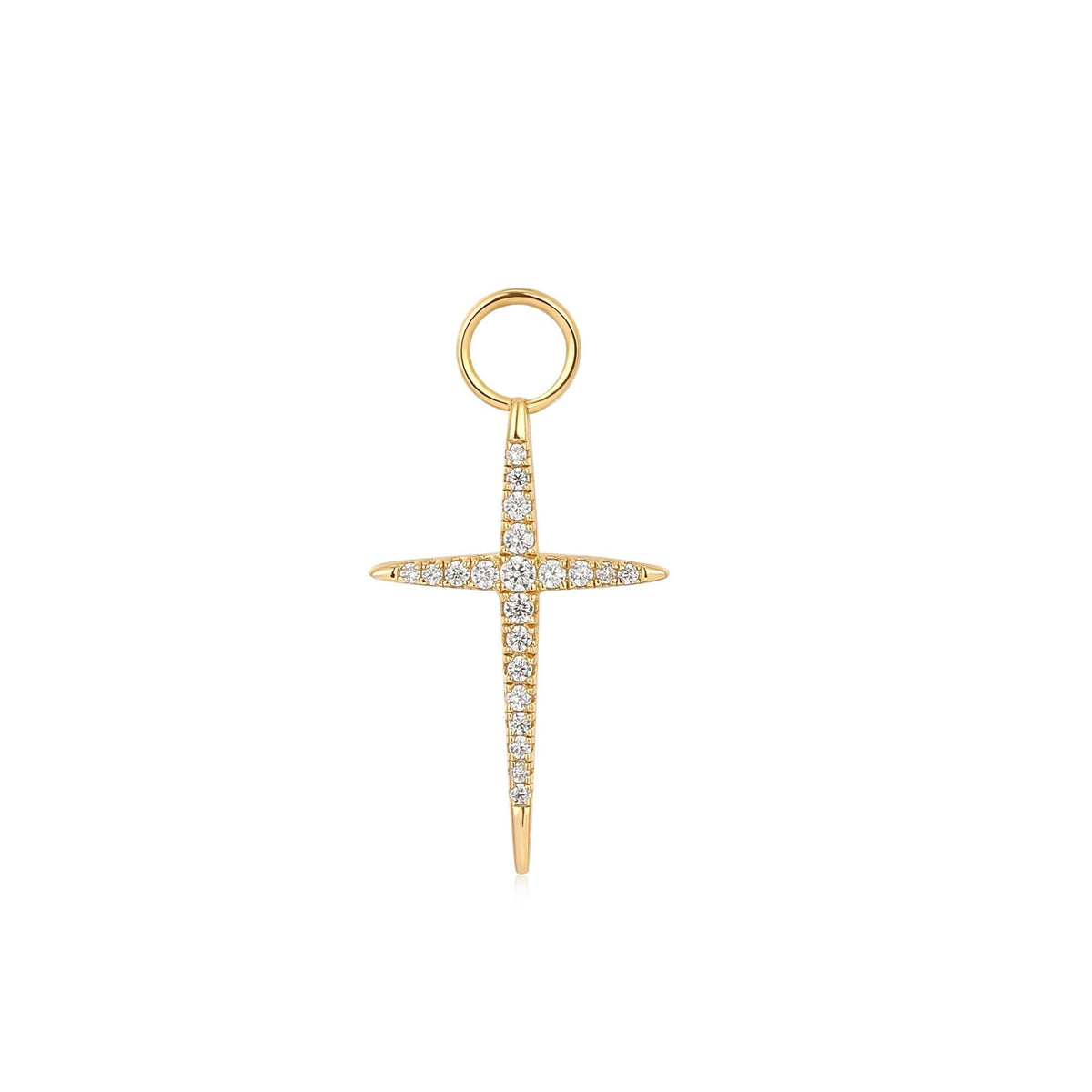 Ania Haie Gold Cross Earring Charm Charm Ania Haie 