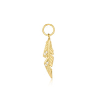 Ania Haie Gold Feather Earring Charm Charms Ania Haie 