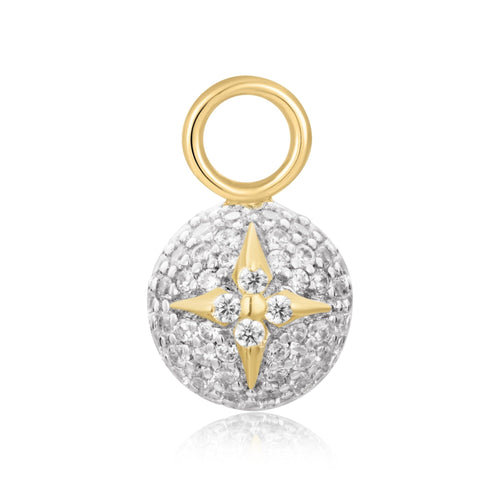 Ania Haie Gold Pave Star Sphere Earring Charm Charms Ania Haie 