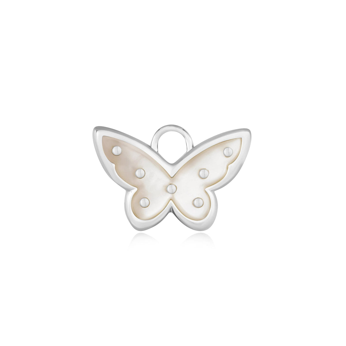 Ania Haie Silver Mother Of Pearl Butterfly Earring Charm Charms Ania Haie 