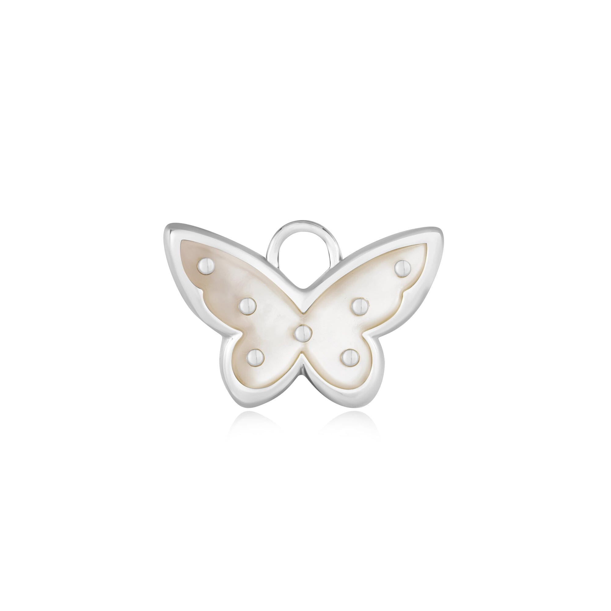 Ania Haie Silver Mother Of Pearl Butterfly Earring Charm Charms Ania Haie 