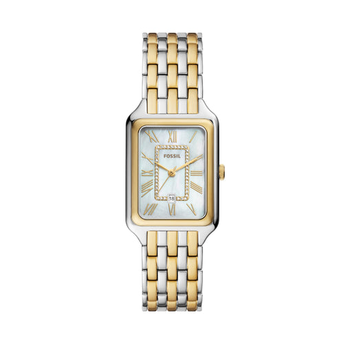 Fossil Raquel Three-Hand Date Two-Tone Stainless Steel Watch ES5305 Watches Fossil 
