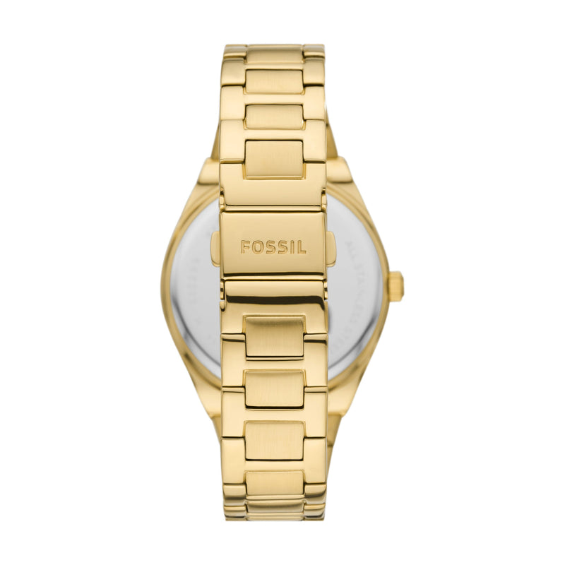 Fossil Scarlette Three-Hand Gold-Tone Stainless Steel Watch ES5325 Watches Fossil 