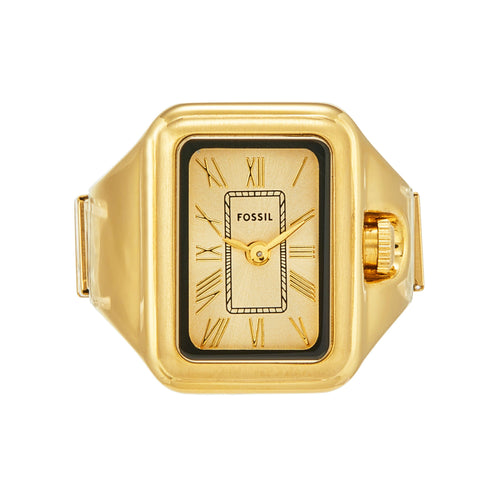 Fossil Raquel Watch Ring Two-Hand Gold-Tone Stainless Steel ES5343 Watches Fossil 