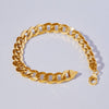 9ct Yellow Gold Silver Infused Curb Bracelet Bracelets Bevilles 