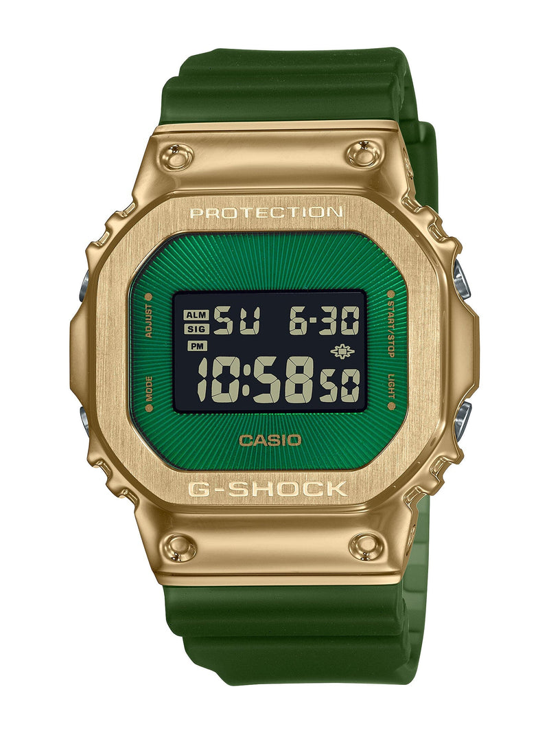 Casio Green and Gold Digital Watch GM5600CL-3 Watches Casio 