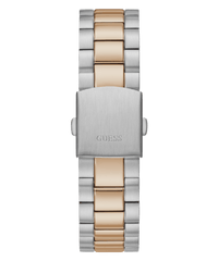 Guess Connoisseur Brushed And Polished Two Tone Case Blue Day Date Dial And Brushed And Polished Two Tone Bracelet GW0265G12 Watches Guess 