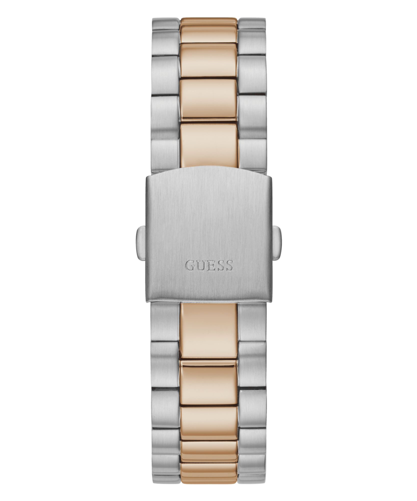 Guess Connoisseur Brushed And Polished Two Tone Case Blue Day Date Dial And Brushed And Polished Two Tone Bracelet GW0265G12 Watches Guess 