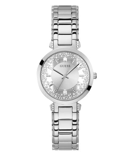 Guess Glitz Silver Women's Watch GW0470L1 Watches Guess 