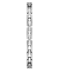 Guess Audrey Polished Silver Tone Case With Crystals Sunray Silver Glitz Dial And Polished Silver Tone Bracelet With Adjustable G Links GW0680L1 Watches Guess 