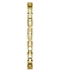 Guess Audrey Polished Gold Tone Case With Crystals Sunray Champagne Glitz Dial And Polished Gold Tone Bracelet With Adjustable G Links GW0680L2 Watches Guess 