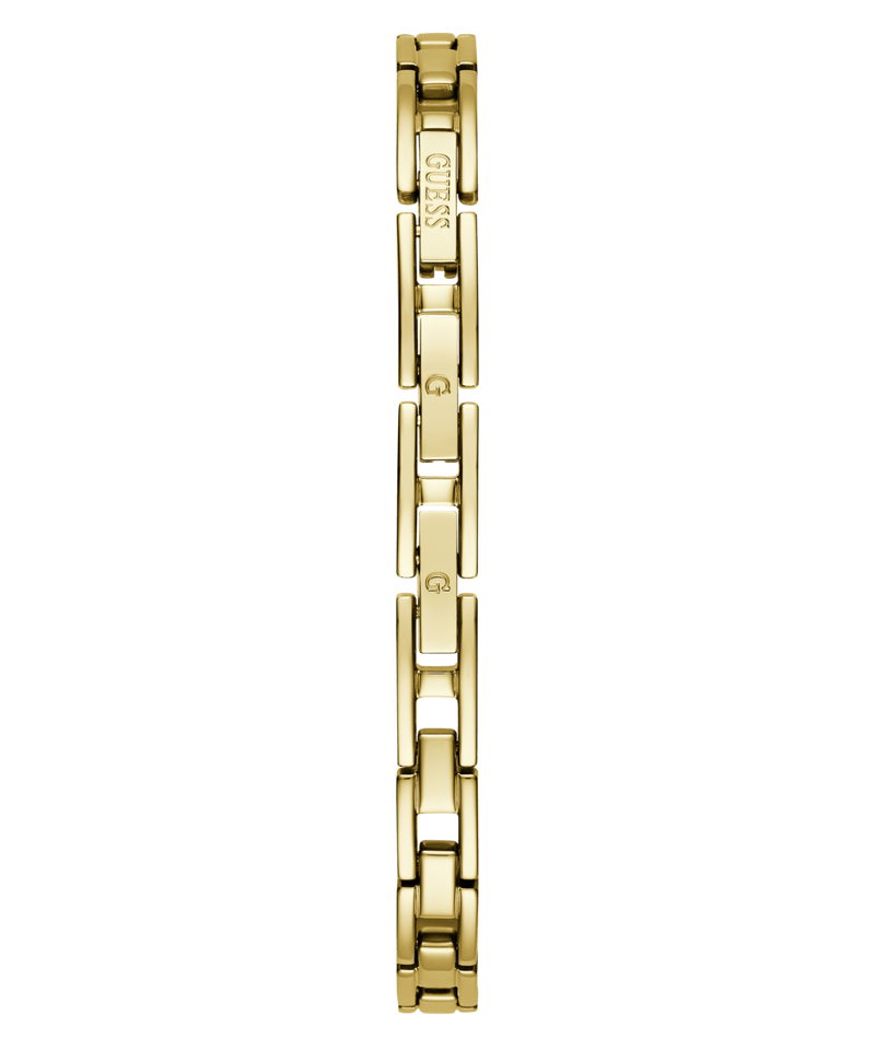 Guess Audrey Polished Gold Tone Case With Crystals Sunray Champagne Glitz Dial And Polished Gold Tone Bracelet With Adjustable G Links GW0680L2 Watches Guess 