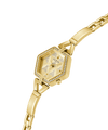 Guess Audrey Polished Gold Tone Case With Crystals Sunray Champagne Glitz Dial And Polished Gold Tone Bracelet With Adjustable G Links GW0680L2 Watches Guess 
