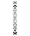 Guess Adorn Polished Silver Tone Case With Crystals Sunray Silver Dial And Polished Silver Tone Bracelet With Adjustable G Links GW0682L1 Watches Guess 