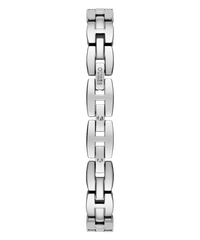 Guess Adorn Polished Silver Tone Case With Crystals Sunray Silver Dial And Polished Silver Tone Bracelet With Adjustable G Links GW0682L1 Watches Guess 