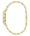Guess Adorn Polished Gold Tone Case With Crystals Sunray Silver Dial And Polished Gold Tone Bracelet With Adjustable G Links GW0682L2 Watches Guess 