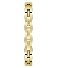 Guess Adorn Polished Gold Tone Case With Crystals Sunray Silver Dial And Polished Gold Tone Bracelet With Adjustable G Links GW0682L2 Watches Guess 