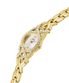 Guess Adorn Polished Gold Tone Case With Crystals Sunray Silver Dial And Polished Gold Tone Bracelet With Adjustable G Links GW0682L2 Watches Guess 