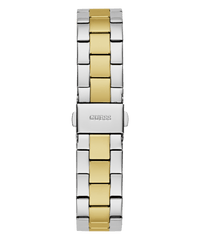 Guess Fawn Polished Two Tone Case With Crystals Sunray Green Dial And Polished Two Tone Bracelet GW0686L2 Watches Guess 