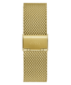 Guess Monarch Polished Gold Tone Case Sunray Black Dial With A Polished Gold Tone Lion And Polished Gold Tone Mesh Bracelet GW0702G1 Watches Guess 
