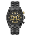 Guess Resistance Brushed Black Case With Polished Black Bezel Sunray Black Multifunction Dial With A Brushed And Polished Black Bracelet GW0714G4 Watches Guess 