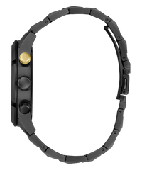 Guess Resistance Brushed Black Case With Polished Black Bezel Sunray Black Multifunction Dial With A Brushed And Polished Black Bracelet GW0714G4 Watches Guess 