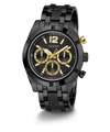 Guess Resistance Brushed Black Case With Polished Black Bezel Sunray Black Multifunction Dial With A Brushed And Polished Black Bracelet GW0714G4 Watches Guess 