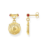 THOMAS SABO Snake Coin Gold Earrings Earrings Thomas Sabo 