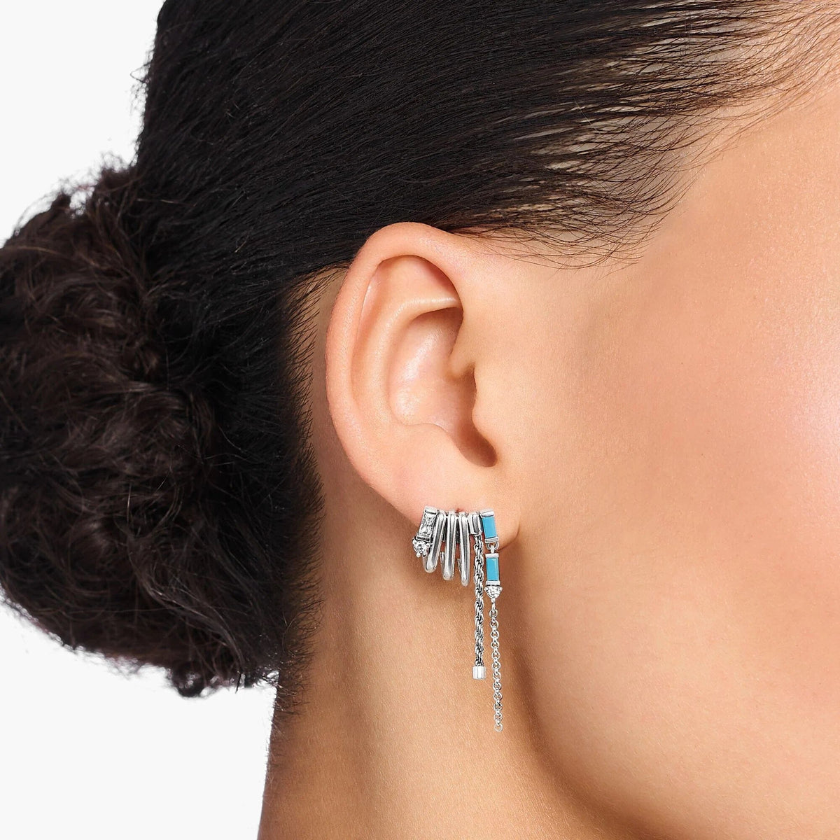THOMAS SABO Silver Antique Ear Climbers Earrings Thomas Sabo 