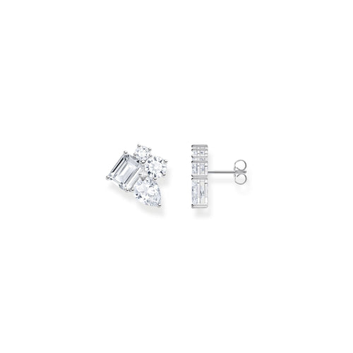 THOMAS SABO Heritage Glam Ear Studs with White Zirconia Stones Earrings Thomas Sabo 