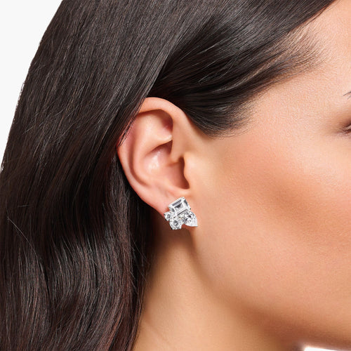THOMAS SABO Heritage Glam Ear Studs with White Zirconia Stones Earrings Thomas Sabo 