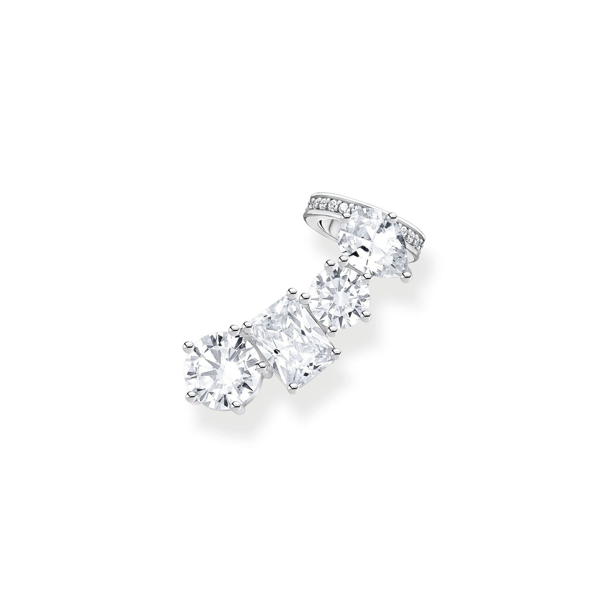 THOMAS SABO Heritage Glam Single Ear Climber with White Zirconia Earrings Thomas Sabo 