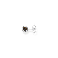 THOMAS SABO Crystal Single Ear Stud with Golden Blue Tiger's Eye Ear Stud THOMAS SABO 