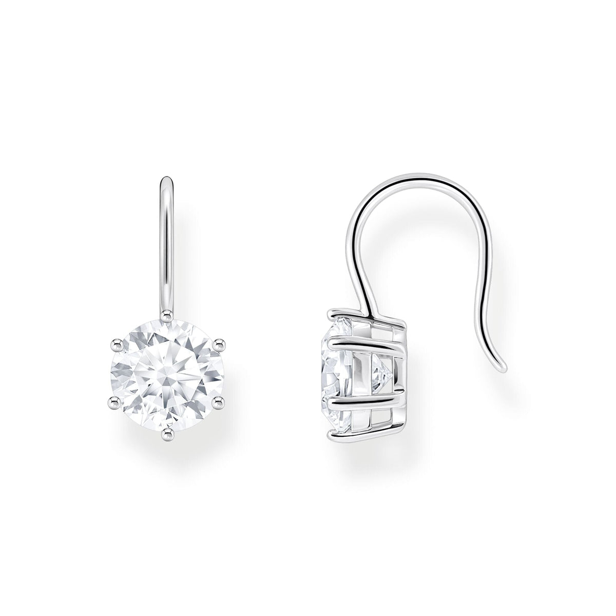THOMAS SABO Earrings with white zirconia - silver Earrings Thomas Sabo 