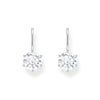 THOMAS SABO Earrings with white zirconia - silver Earrings Thomas Sabo 