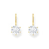 THOMAS SABO Earrings with white zirconia - gold Earrings Thomas Sabo 
