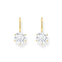 THOMAS SABO Earrings with white zirconia - gold Earrings Thomas Sabo 
