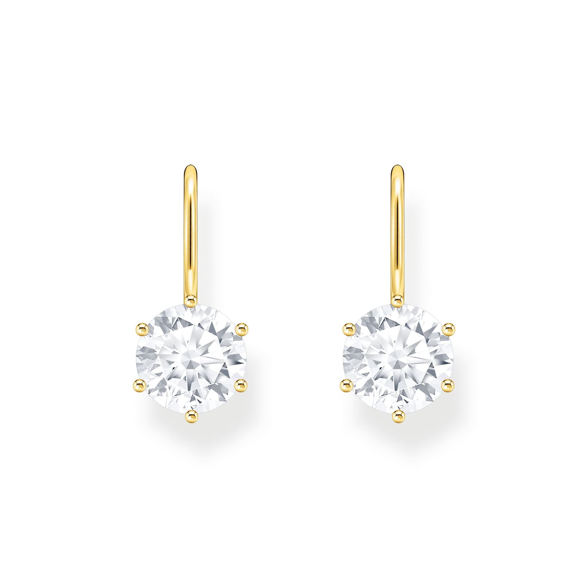 THOMAS SABO Earrings with white zirconia - gold Earrings Thomas Sabo 