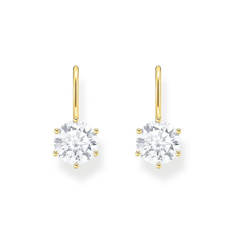 THOMAS SABO Earrings with white zirconia - gold Earrings Thomas Sabo 