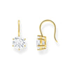 THOMAS SABO Earrings with white zirconia - gold Earrings Thomas Sabo 