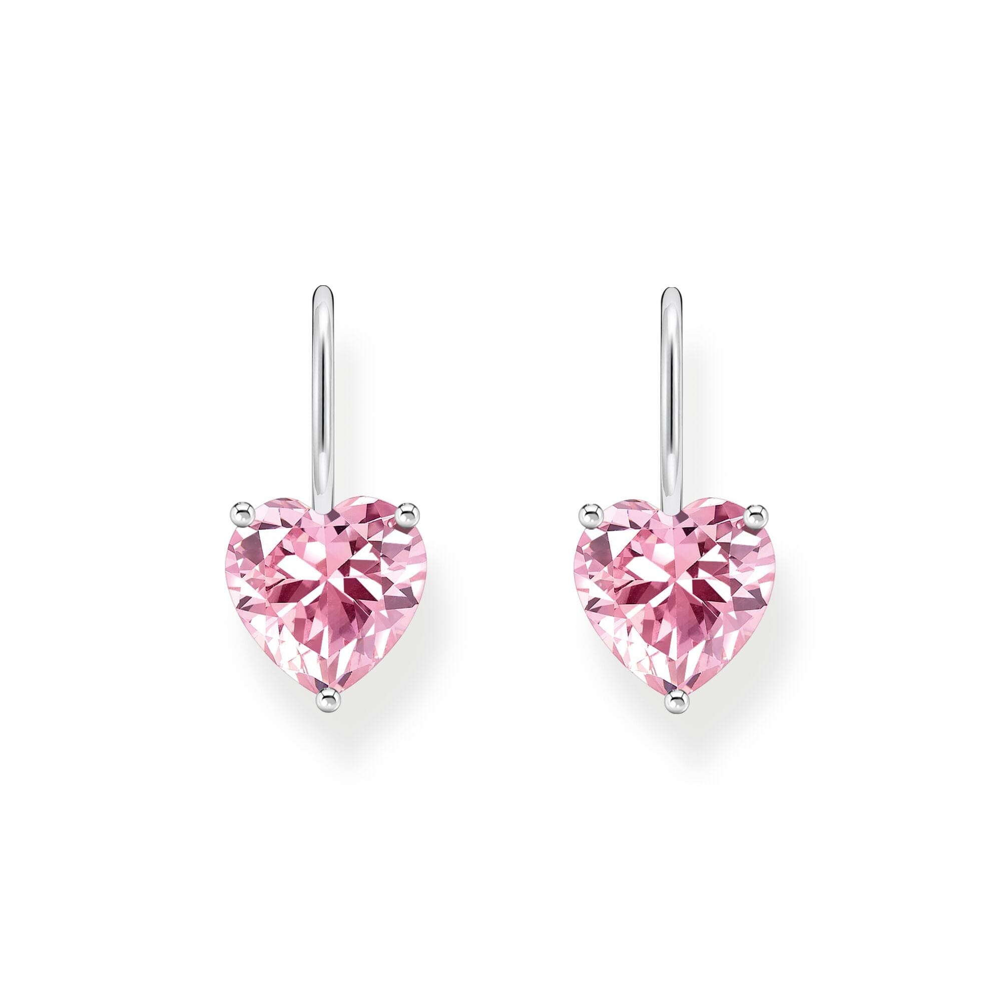 THOMAS SABO Earrings with pink heart-shaped zirconia Earrings Thomas Sabo 