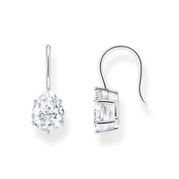 THOMAS SABO Earrings with white drop-shaped zirconia - silver Earrings Thomas Sabo 