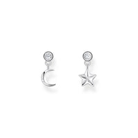 THOMAS SABO Ear Studs with sun and moon - silver Earrings Thomas Sabo 