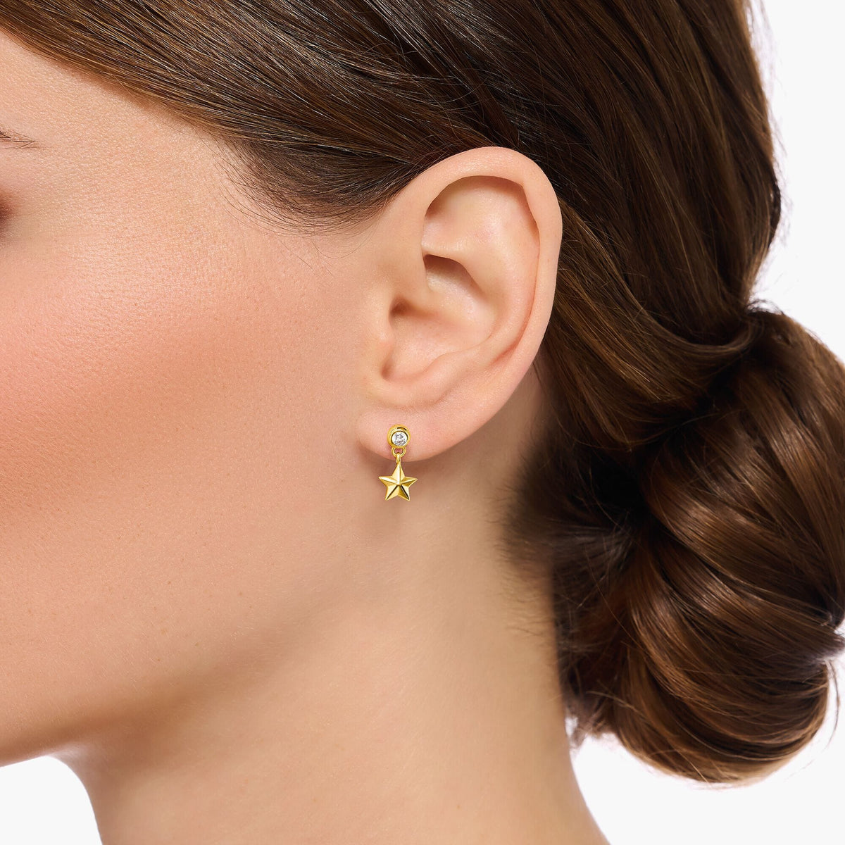 THOMAS SABO Ear Studs with sun and moon - gold Earrings Thomas Sabo 