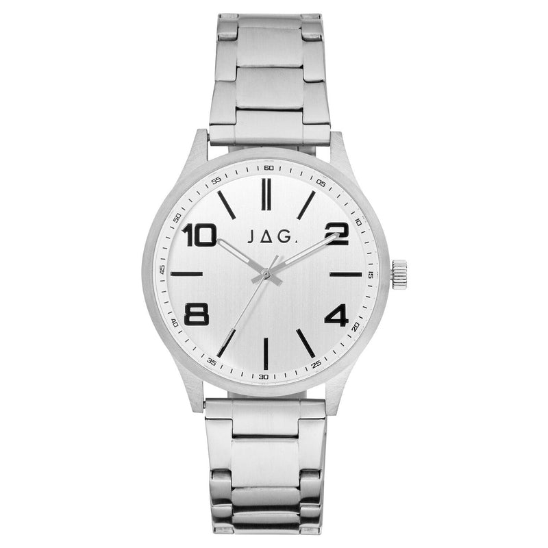 JAG Mitchell Silver Face Watch J2683A Watches JAG 