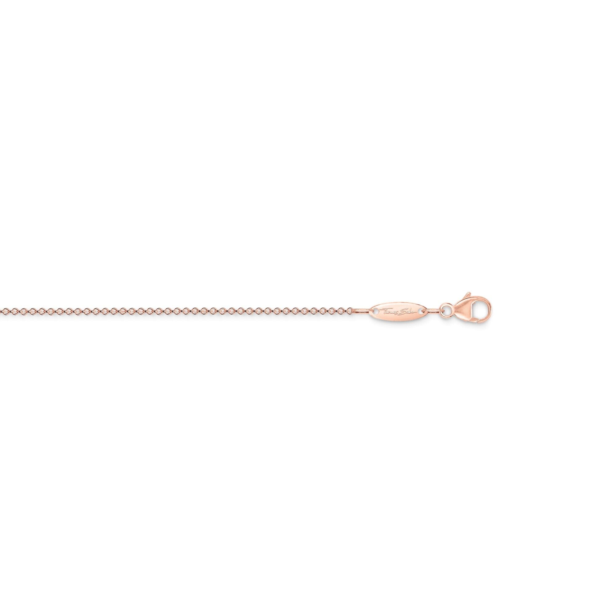 THOMAS SABO Rose Gold Anchor Chain Necklaces Thomas Sabo 