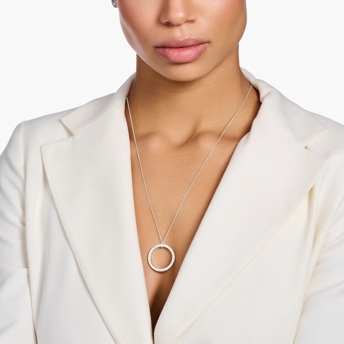 THOMAS SABO Sparkling Circles TS 1984 Necklace Necklaces Thomas Sabo 