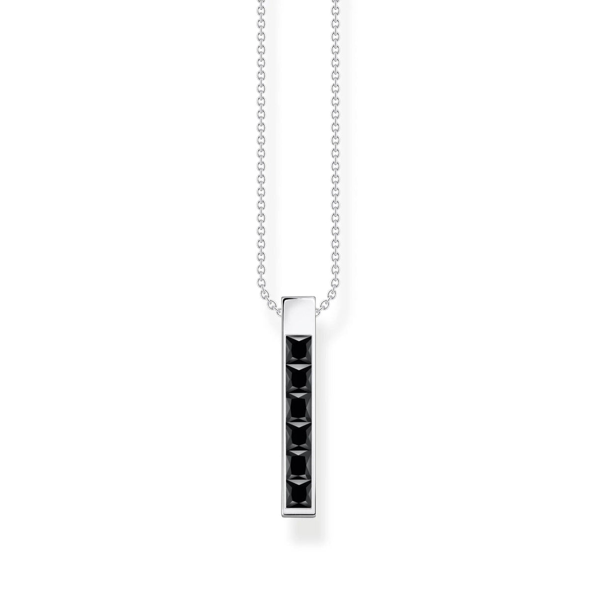 THOMAS SABO Heritage Black Bar Necklace Necklaces Thomas Sabo 