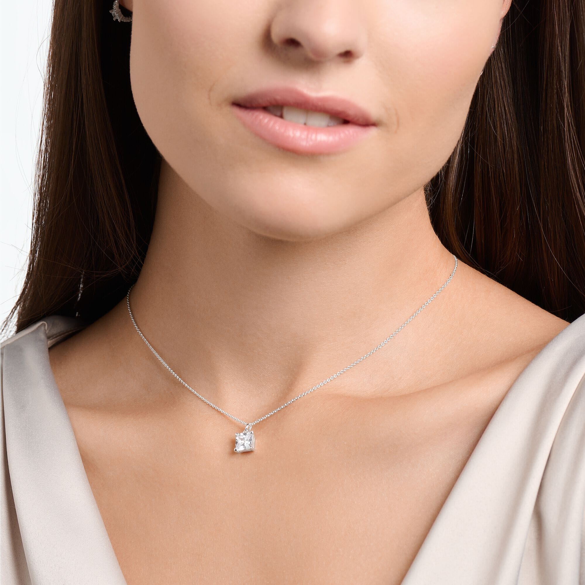 Thomas Sabo Necklace with white stones silver Necklaces Thomas Sabo 
